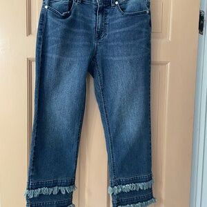 DG2 Double Fray Crop Jeans